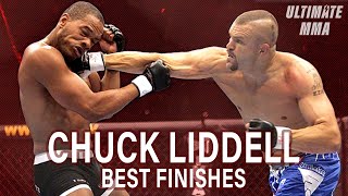 Every Chuck Liddell Finish Ever [upl. by Arney]