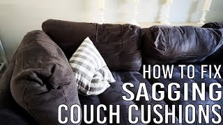 How to Fix Sagging Couch Cushions [upl. by Okihcas]