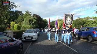 Bessbrook True Blues Flute Band  Their Own 50th Anniversary Parade 2024 [upl. by Ennahgem77]