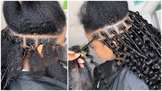 Cant braid Try BRAIDLESS Faux Locs The easiest faux locs tutorial for beginners  Ywigs hair [upl. by Filide]