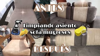 🧼COMO LIMPIAR LOS asientos de TELA LIMPIEZA PROFUNDA DE FIN DE AÑO sofá🛋 como nuevo anavlogs [upl. by Atat]