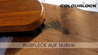 FLECKEN AUF LEDER  NUBUK Anleitung  COLOURLOCK [upl. by Channing]