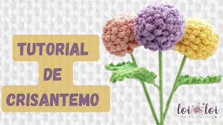 Como hacer un Crisantemo a crochet [upl. by Artinak822]