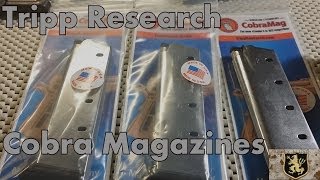 Tripp Research 1911 Cobra Magazines Review [upl. by Nylave]