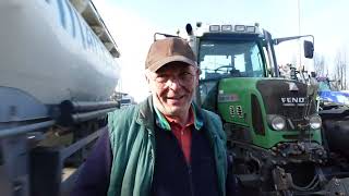 ACTION AU PORT DANVERS PAR LES AGRICULTEURS [upl. by Fortunato]