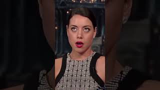 Aubrey Plaza cant stop lying 🤭 [upl. by Elisee239]