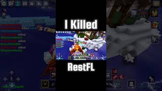 I Killed RestFL Maxed blockmango blockmangobedwars blockmangoskyblock amaan mattsun minecraft [upl. by Letti996]