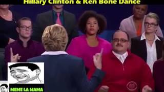 Hillary Clinton Dances with Ken bone [upl. by Ailehc]