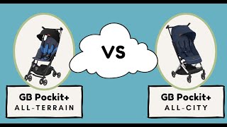 GB Pockit AllTerrain vs All City Stroller Review [upl. by Drageruaeb]