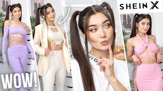 HUGE SHEIN X SUMMER  AUTUMN TRY ON CLOTHING HAUL AD [upl. by Galanti]