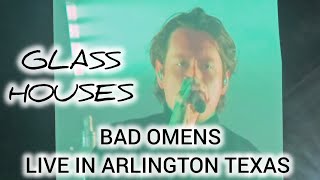 Bad Omens quotGlass Housesquot LIVE in Arlington Texas November 8 2024 [upl. by Hailahk902]