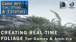 Game Art  Tips tricks and tutorials Creating RealTime Foliage [upl. by Baxie]