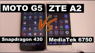 SNAPDRAGON 430 vs MTK 6750 [upl. by Royal]