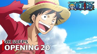 One Piece  Opening 20 【Hope】 4K 60FPS Creditless  CC [upl. by Farika]