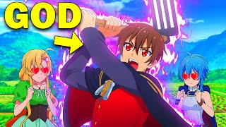 Hes A Useless Farmer Who Gains the Powers Of A God  Anime Recap [upl. by Hgielra]