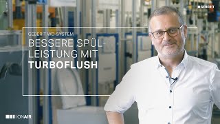 Bessere Spülleistung mit TurboFlush  Geberit WCSystem [upl. by Parry]