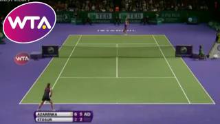 Tennis Highlights Day Two TEB BNP Paribas WTA Championships [upl. by Andrel]