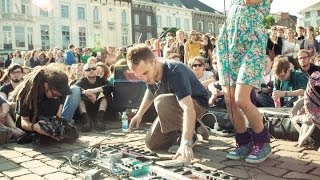 Dub FX feat Flower Fairy  Full Street Performence live in Gent Belgium [upl. by Llekcm]