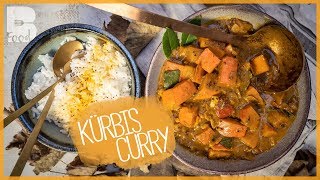 KÜRBIS CURRY  One Pot Rezept für den Herbst [upl. by Retsub764]