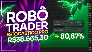 Como Criar ROBÔ TRADER PARA PROFIT utilizando Indicador ESTOCÁSTICO LENTO [upl. by Ruhtracam21]