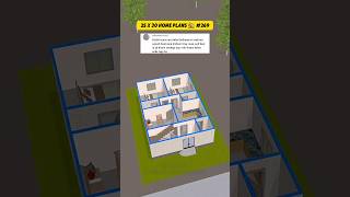 25 by 30 House plan 3d 🥀💕♥️ home erarman house shortfeed [upl. by Mahsih]