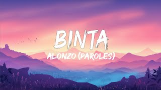 Alonzo  Binta Paroles [upl. by Adlihtam]