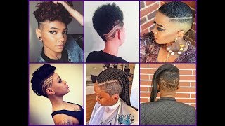 50 Best Mohawk Haircuts for African American Women  Trendy Hairstyles 2018 [upl. by Avehsile]