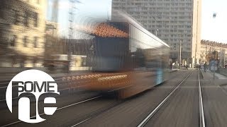 Führerstandsmitfahrt im Zeitraffer Straßenbahn Linie 4 Dresden [upl. by Esiole286]