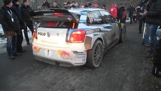 RALLYE MONTE CARLO 2016 WRC FIA  Ogier Latvala CRAZY PURE sound HD [upl. by Olinde]