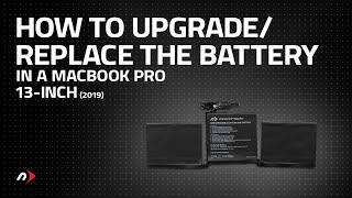 How to UpgradeReplace the Battery in a MacBook Pro 13inch 2019 MacBookPro 154 [upl. by Dohsar]