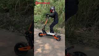 Commuting Ride🛴 EFGBIKE ES06 5600W Dual Motors Electric Scooter Offroad Escooter electricscooterfun [upl. by Alohs442]