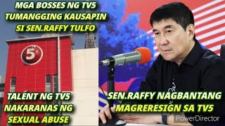 TALENT NG TV5 NAGSUMBONG KAY SENRAFFY TULFO TV5 BOSSES HINAMON NI SENRAFFY TULFO [upl. by Anifesoj]