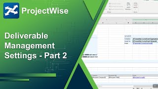 Deliverable Management Settings Part 2 [upl. by Ennirroc475]