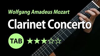 Mozart Clarinet Concerto  Tab amp Lesson [upl. by Soinotna948]