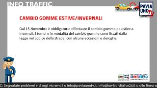 INFOTRAFFIC PAVIA  LAVORI DAL 4 ALL8 NOVEMBRE 2024 [upl. by Abdul]