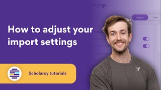 How and Why to adjust the Scholarcy Library import settings [upl. by Valina]