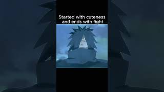 MADARA AND HASHIRAMA FIRST VS LAST ENCOUNTER narutoshort naruto anime [upl. by Combs]