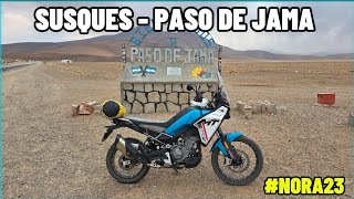 Susques  Paso de Jama  CFMOTO MT 450  NORA23 NorteArgentinoEnMoto [upl. by Skinner]