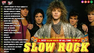 Top 20 Rock Ballads 💥 Best Slow Rock Ballads 80s 90s 💥 Full Album [upl. by Nonnahsed]