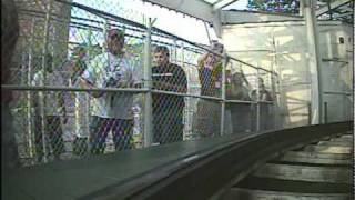 Cyclone Wooden Roller Coaster Front Seat POV  Coney Island New York City NY [upl. by Elleiram]