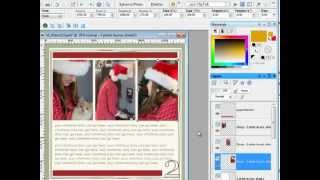 Quick way to use templates with Paintshop Pro [upl. by Ronym762]