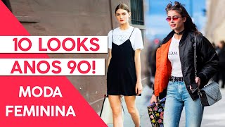 10 LOOKS COM TENDÊNCIAS DOS ANOS 90 QUE ESTÃO BOMBANDO  Adriana Alfaro  Fashion Frisson [upl. by Nagoh]