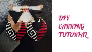 Diy Earring Tutorial [upl. by Oigufer632]