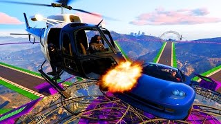 ZDERZYŁEM SIĘ Z HELIKOPTEREM  GTA 5 Online Funny Moments PL [upl. by Ielerol]