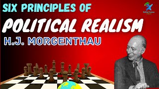 Realism Six Principles of Political Realism by Morgenthau  यथार्थवाद ‌के 6 सिद्धांत  PSIR  NET [upl. by Annoirb]