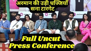 Bigg Boss OTT3 Full Uncut Press Conference Armaan Malik EXPOSED Sana Makbul Target Naezy Angry [upl. by Mok]