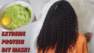 Extreme Deep Conditioning Protein Treatment for Rapid Hair Growth and Damaged Hair  Natural Hair [upl. by Nwaf]