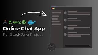 Build a FullStack Online Chat App in Java Swing Springboot Websocket [upl. by Eerot]