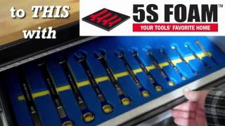 5S Foam™ PRO  Organize Your Tools [upl. by Hayarahs]