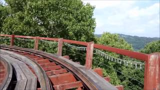 Kennywood Racer Right  On Ride POV  July 18 2015 [upl. by Oneladgam]